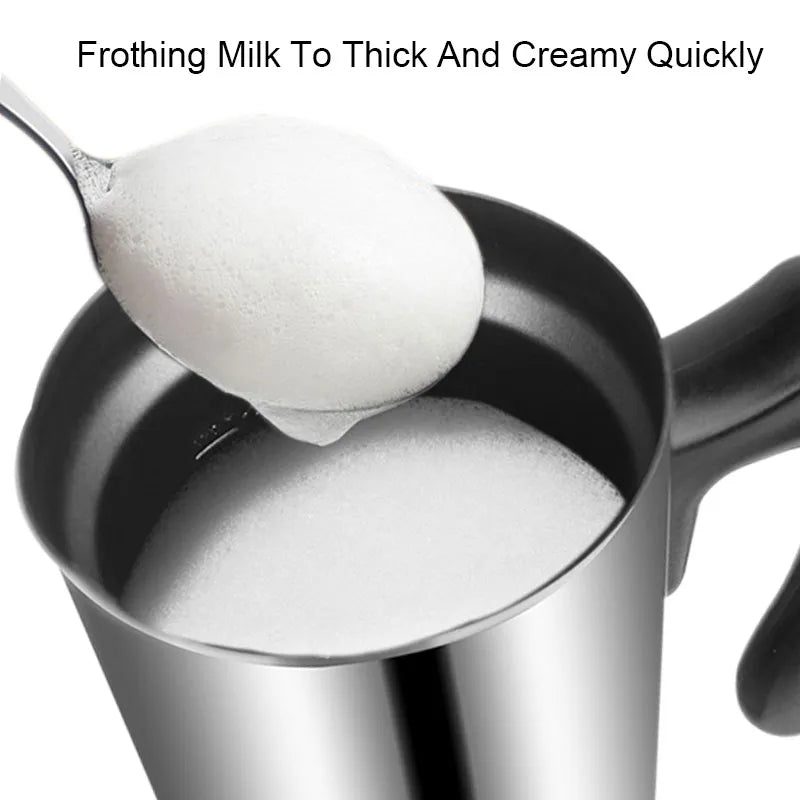 BioloMix Electric Milk Frother Milk Steamer Creamer Milk Heater Coffee Foam for Latte Cappuccino Hot Chocolate