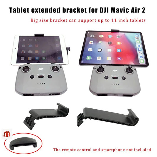 Remote Control Tablet Extended Bracket Adapter Mount Transmitter Tablet Clip Holder Stand for DJI Mavic Air 2 2S Mini 2 Drones