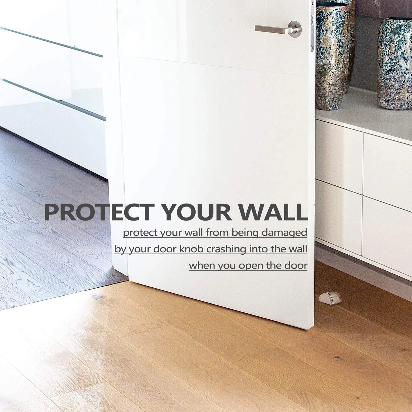 Subject Floor Door Stopper Anti-shock Protections Doorstop Transparent Block Holder Home Improvement Bumpers Silicone Security