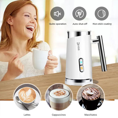 DEVISIB Automatic Milk Frother Electric Hot and Cold for Making Latte Cappuccino Coffee Frothing Foamer Kitchen Appliances 220V