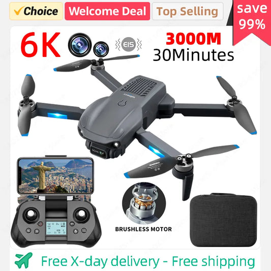 2023 New F12 GPS Drones 6K Professional With HD Camera Aerial Photography Brushless RC Helicopter Follow Me Folding Quadcopter