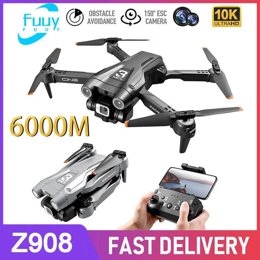 Z908 Pro Drone 4K RC Drone Toy 2.4G WIFI Mini Drone Professional Obstacle Avoidance Helicopter Remote Control Quadcopter