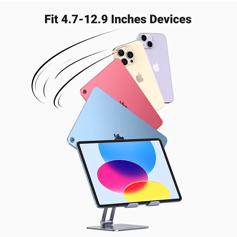 【New-in Sale】UGREEN Tablet Phone Stand Aluminum iPad Stand For iPad Pro iPhone Xiaomi Tablet Support Laptop Stand Tablet Holder