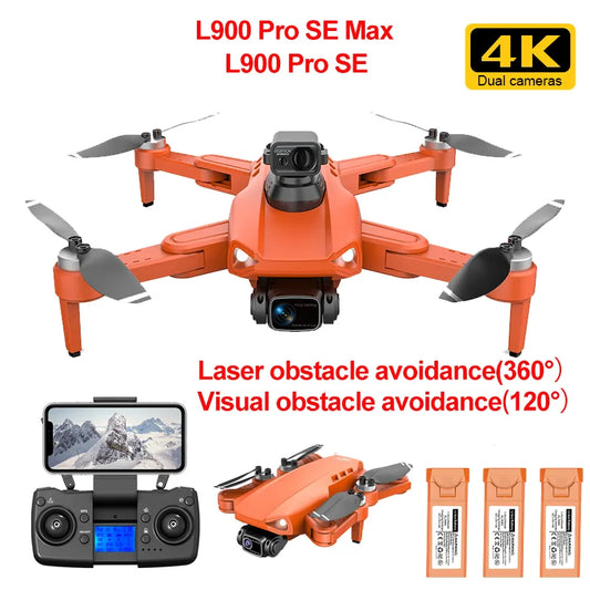 L900 Pro SE Max HD Drone GPS 4K Camera 5G FPV Visual laser Obstacle Avoidance Brushless Motor Quadcopter Drones Toys